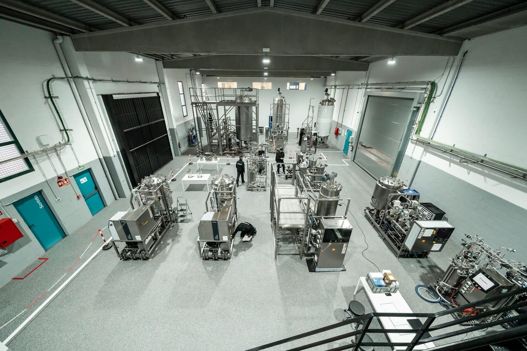 Sensitive process equipment in a clean manufacturing room